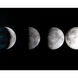 Moon Phases Charcoal Luxe Art